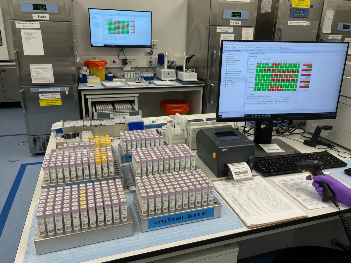 Precision medicine biomarker sample management