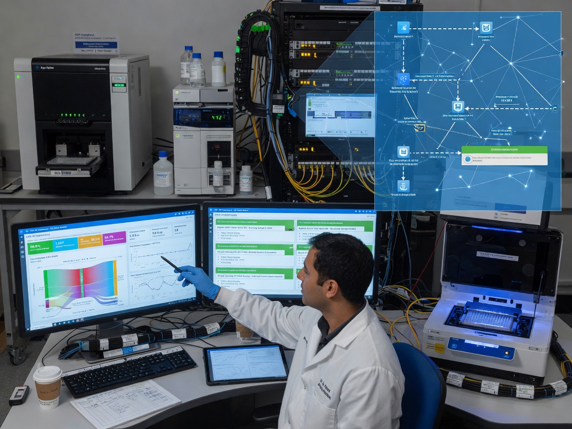 Predictive analytics dashboard for laboratory operations